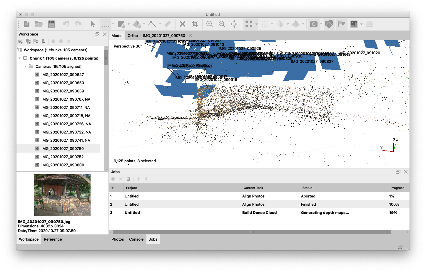 photogrammetry process